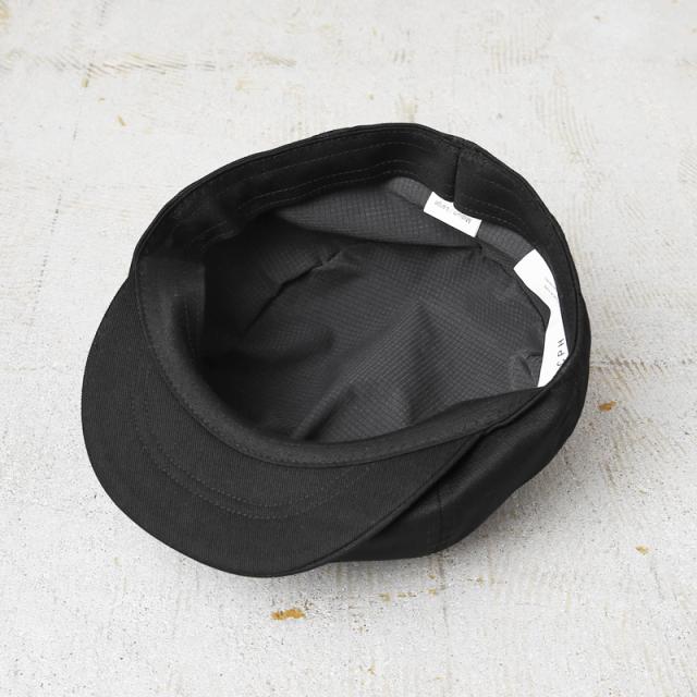 CPH シーピーエイチ 502TC TWILL CASQUETTE ツイルキャスケット “SPORTY” 日本製【Sx】【T】｜帽子 キャップ ハット ハンチング ベレー帽 黒 ブラック