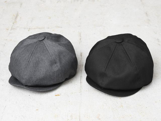 CPH シーピーエイチ 502TC TWILL CASQUETTE ツイルキャスケット “SPORTY” 日本製【Sx】【T】｜帽子 キャップ ハット ハンチング ベレー帽 黒 ブラック