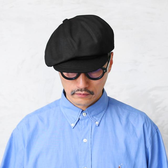 CPH シーピーエイチ 530TC TWILL CASQUETTE ツイルキャスケット “VOLUME” 日本製【Sx】【T】｜メンズ レディース 帽子 キャップ CAP ベレー帽 黒 ブラック クラシック アメカジ おしゃれ ブランド_1