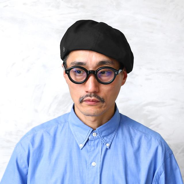 CPH シーピーエイチ 530TC TWILL CASQUETTE ツイルキャスケット “VOLUME” 日本製【Sx】【T】｜メンズ レディース 帽子 キャップ CAP ベレー帽 黒 ブラック クラシック アメカジ おしゃれ ブランド_4