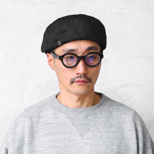 CPH シーピーエイチ 575TC TWILL CASQUETTE ツイルキャスケット “BASIC” 日本製【Sx】【T】】｜帽子 キャップ ハット ハンチング ベレー帽 黒 ブラック アメカジ トラッド おしゃれ_4