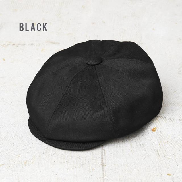 CPH シーピーエイチ 575TC TWILL CASQUETTE ツイルキャスケット “BASIC” 日本製【Sx】【T】】｜帽子 キャップ ハット ハンチング ベレー帽 黒 ブラック アメカジ トラッド おしゃれ_6