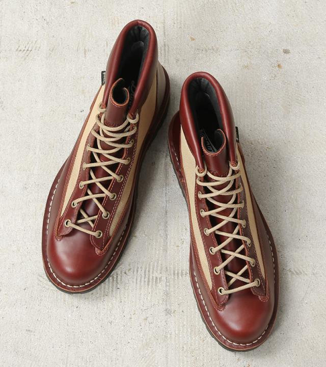 Danner ダナー D123000 DANNER FIELD R ダナーフィールド アール / アウトドアブーツ V.BROWN/KHAKI【Cx】【T】｜メンズ 防水 レザー GORE-TEX ビブラム アメカジ ワークブーツ