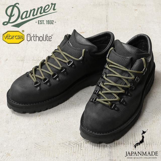 Danner ダナー D214016 MT.RIDGE LOW WP KLT マウンテン リッジ ロウ ウォータープルーフ / アウトドアブーツ KOLIM BLACK 日本製【Cx】【T】