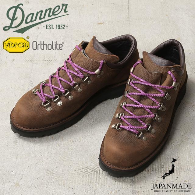 Danner ダナー D214016 MT.RIDGE LOW WP KLT マウンテン リッジ ロウ ウォータープルーフ / アウトドアブーツ KOLIM BROWN日本製【Cx】【T】