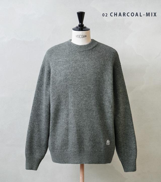 FIDELITY フィデリティ ND-23775011 MOHAIR WOOL CREW モヘア ウール 