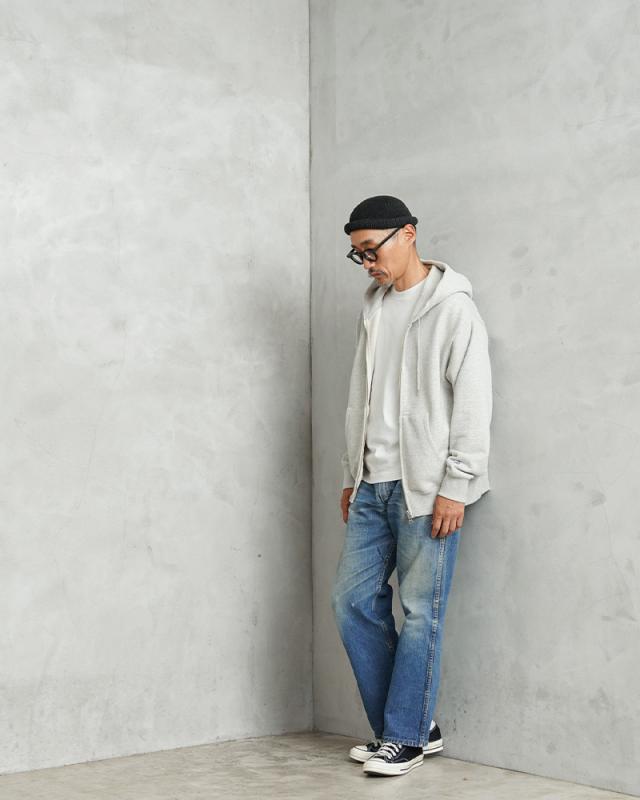 FIDELITY フィデリティ C-25775013 USA COTTON 1pt PATCH SWEAT ZIP ワンポイントパッチ ZIP パーカー【Cx】【T】｜メンズファッション ジップパーカー アメカジ USAコットン スウェットパーカー カジュアル_2