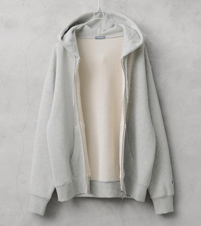 FIDELITY フィデリティ C-25775013 USA COTTON 1pt PATCH SWEAT ZIP ワンポイントパッチ ZIP パーカー【Cx】【T】｜メンズファッション ジップパーカー アメカジ USAコットン スウェットパーカー カジュアル_7