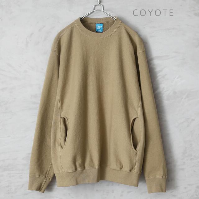 Good On グッドオン GOBW-1912 ヘビー クルーネック スウェットシャツ 日本製【Sx】【T】｜メンズファッション アメカジ ヘビーウェイト 裏パイル ピグメント 染め 経年変化 オーセンティック スポーツウェア 秋 冬_7