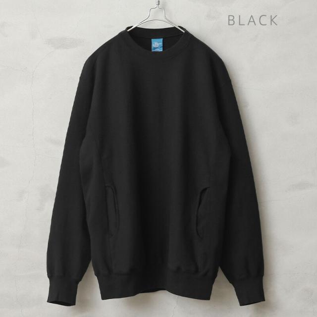 Good On グッドオン GOBW-1912 ヘビー クルーネック スウェットシャツ 日本製【Sx】【T】｜メンズファッション アメカジ ヘビーウェイト 裏パイル ピグメント 染め 経年変化 オーセンティック スポーツウェア 秋 冬_3