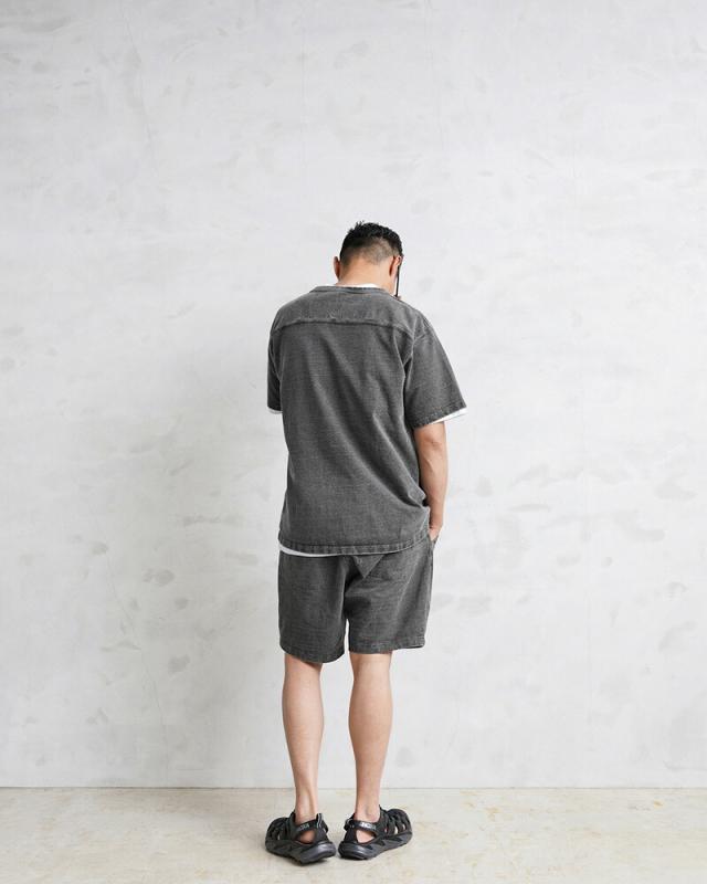 Good On グッドオン GOPT-1602 ヘビージャージー トラベル ショートパンツ 日本製【Sx】【T】｜メンズ ショーツ 半ズボン ハーフパンツ イージーパンツ 染め スウェット 無地 ウエストゴム 経年変化 ブランド おしゃれ_2
