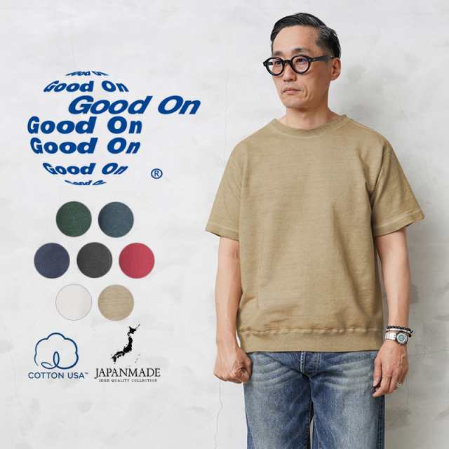 Good On グッドオン GOST-2006 S/S ライトフレンチテリーTシャツ 日本