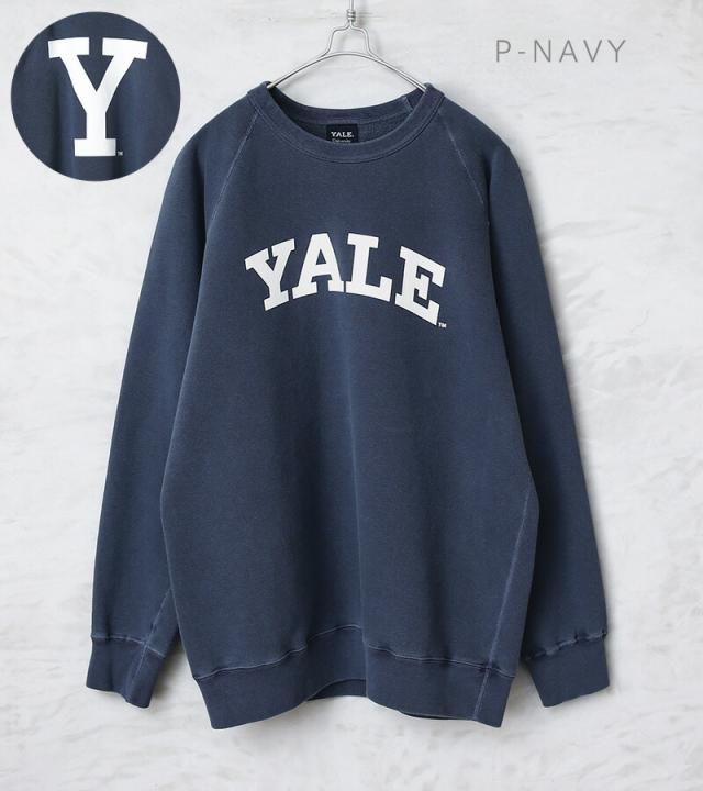 Good On グッドオン OLRG-1234P YALE クルーネック ラグランスウェットシャツ 日本製【Sx】【T】｜イエール カレッジ ロゴ アメカジ トレーナー トップス メンズ レディース おしゃれ ブランド_3