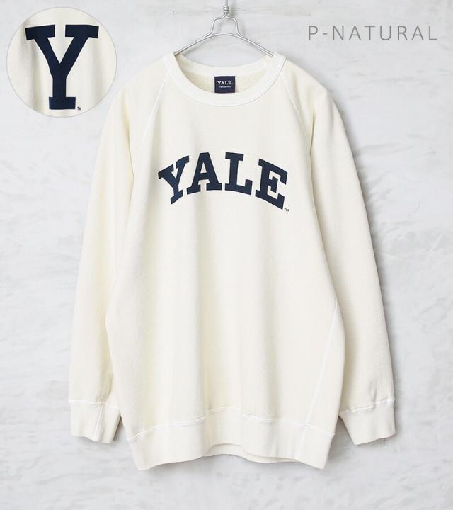 Good On グッドオン OLRG-1234P YALE クルーネック ラグランスウェットシャツ 日本製【Sx】【T】｜イエール カレッジ ロゴ アメカジ トレーナー トップス メンズ レディース おしゃれ ブランド_5