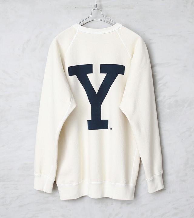 Good On グッドオン OLRG-1234P YALE クルーネック ラグランスウェットシャツ 日本製【Sx】【T】｜イエール カレッジ ロゴ アメカジ トレーナー トップス メンズ レディース おしゃれ ブランド_6