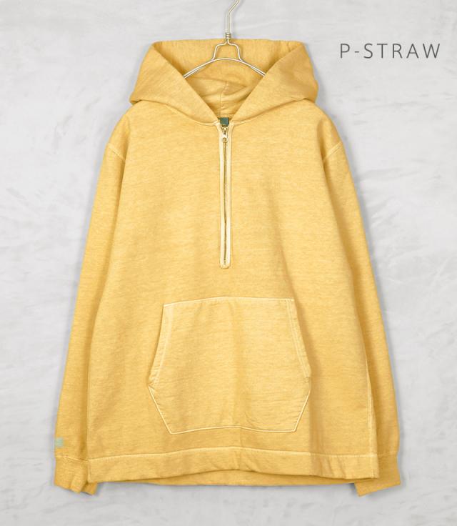 Good On グッドオン GOBW-1610 L/S Rough 1/2ジップ プルオーバー フードスウェットシャツ 日本製【Sx】【T】_10