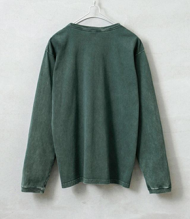 Good On グッドオン GOLT-1306VD L/S ポケット Tシャツ VINTAGE DYE 日本製【Sx】【T】｜メンズ トップス カットソー 長袖 ロンT ポケT 無地 大きいサイズ ゆったり ブランド おしゃれ_8