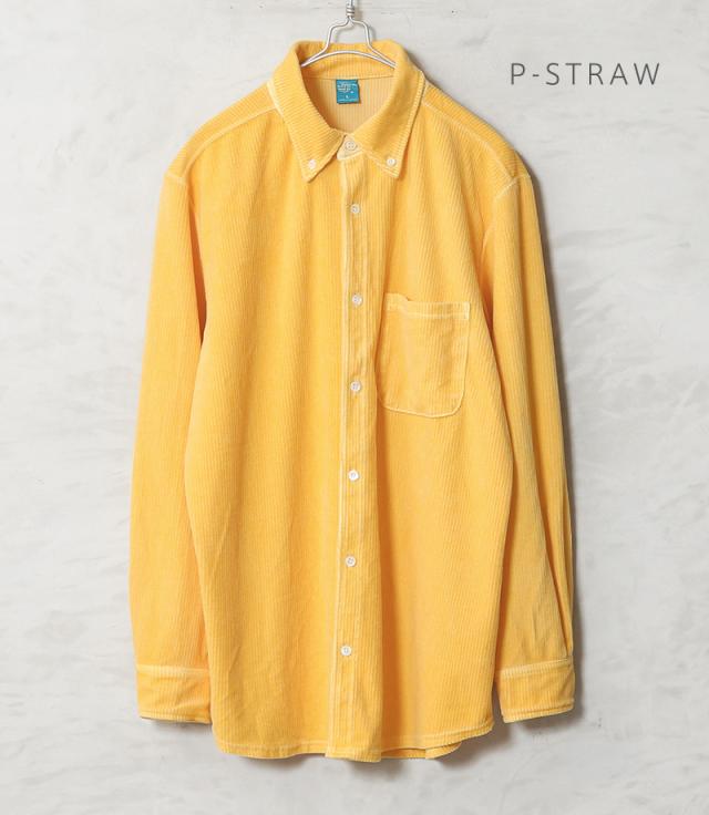 Good On グッドオン GOLT2501 ニット コーデュロイ ロングスリーブ ボタンダウン シャツ 日本製【Sx】【T】【Cx】