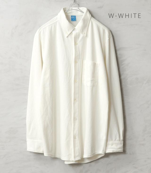Good On グッドオン GOLT2501 ニット コーデュロイ ロングスリーブ ボタンダウン シャツ 日本製【Sx】【T】【Cx】