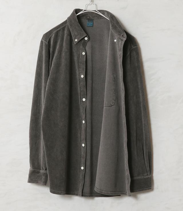 Good On グッドオン GOLT2501 ニット コーデュロイ ロングスリーブ ボタンダウン シャツ 日本製【Sx】【T】【Cx】