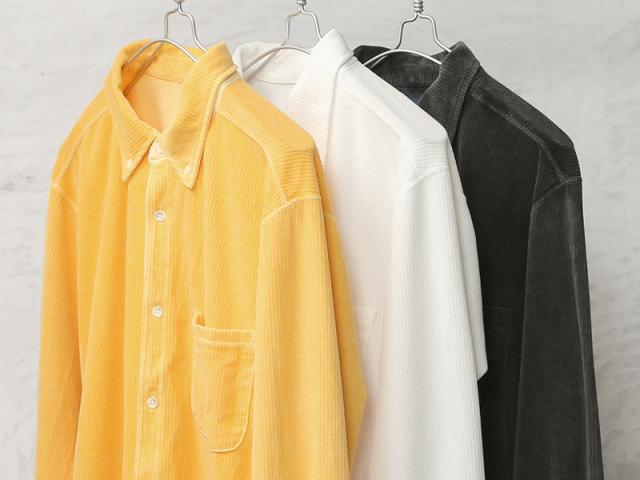Good On グッドオン GOLT2501 ニット コーデュロイ ロングスリーブ ボタンダウン シャツ 日本製【Sx】【T】【Cx】