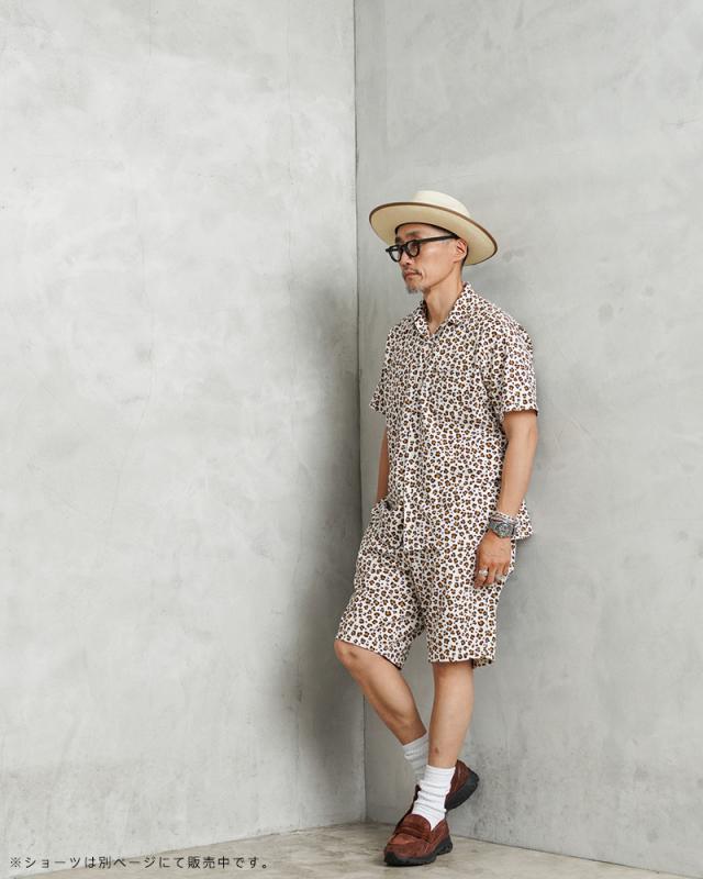 Good On グッドオン GOST2409 LEOPARD OPEN TEE S/S レオパード