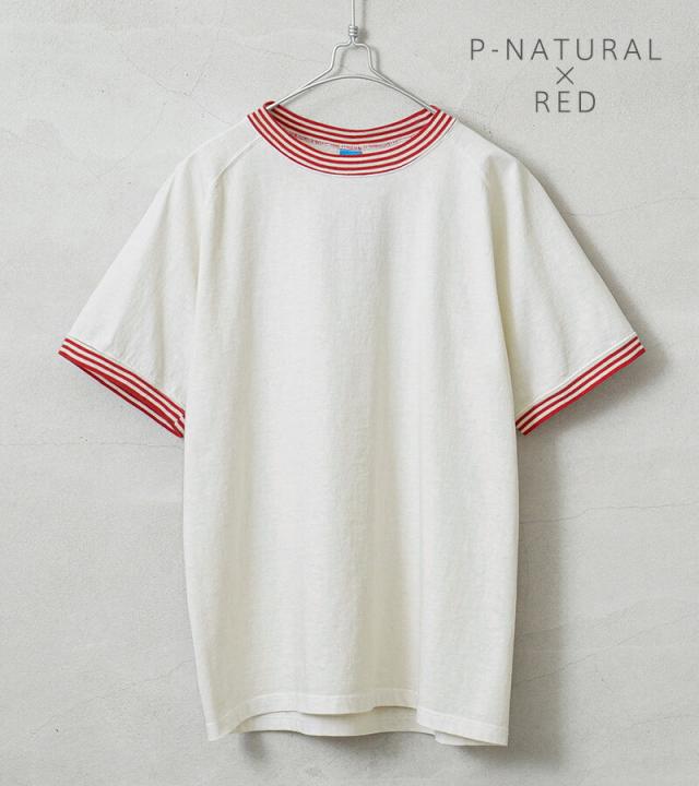 Good On グッドオン GOST-2404 S/S ストライプリブ Tシャツ 日本製【Sx】【T】【Cx】｜メンズ 半袖Tシャツ トップス パイピング 無地 大きいサイズ カジュアル レトロ ブランド おしゃれ_3