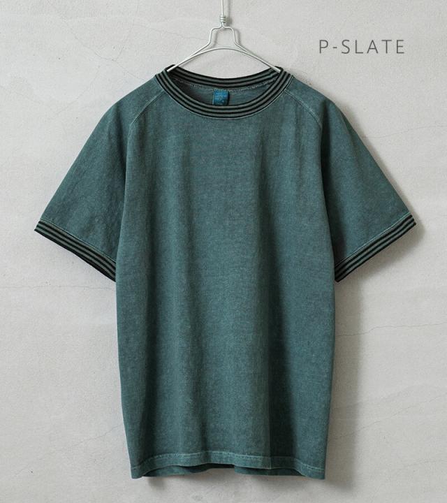 Good On グッドオン GOST-2404 S/S ストライプリブ Tシャツ 日本製【Sx】【T】【Cx】｜メンズ 半袖Tシャツ トップス パイピング 無地 大きいサイズ カジュアル レトロ ブランド おしゃれ_7