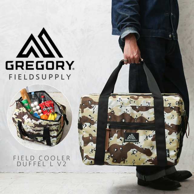 GREGORY グレゴリー FIELDSUPPLY フィールドサプライ FIELD COOLER DUFFELL L フィールドクーラーダッフル L【T】【個別送料】［北海道沖縄離島配送不可］｜迷彩 カモ柄 アウトドア キャンプ 保冷 保温 大容量 旅行 ブランド おしゃれ