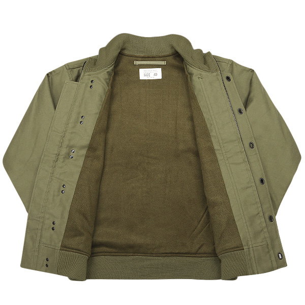 HOUSTON ヒューストン 5N-10FMOD U.S.NAVY N-10デッキジャケット【R】 ｜フックジャケット メンズ アメカジ ミリタリージャケット 海軍ジャケット ジャングルクロス 日本製 アウター