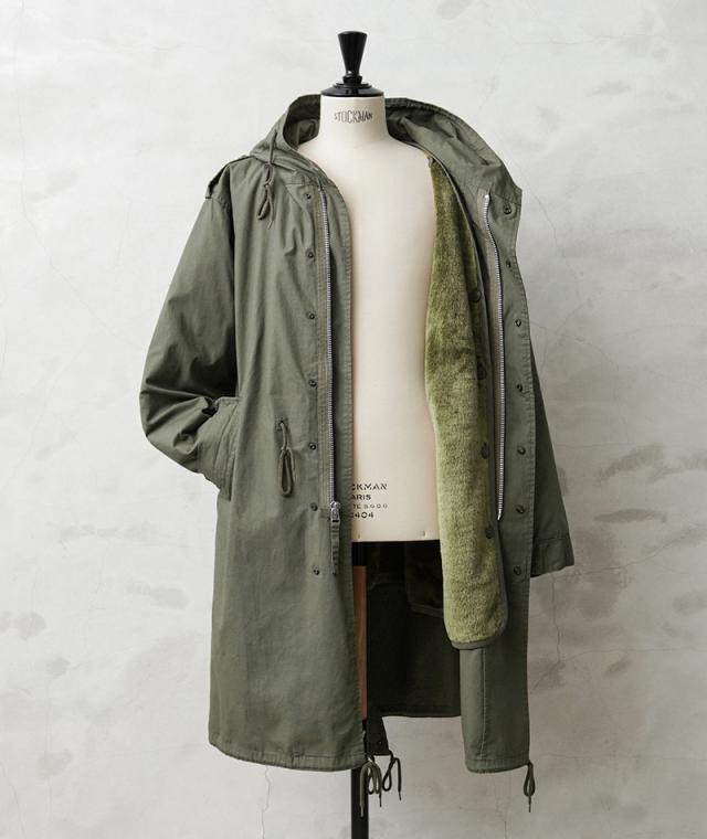 HOUSTON ヒューストン 米軍 M-51パーカ モッズコート HOUSTON ヒューストン WAIPER別注 日本製 米軍 M-51パーカ モッズ