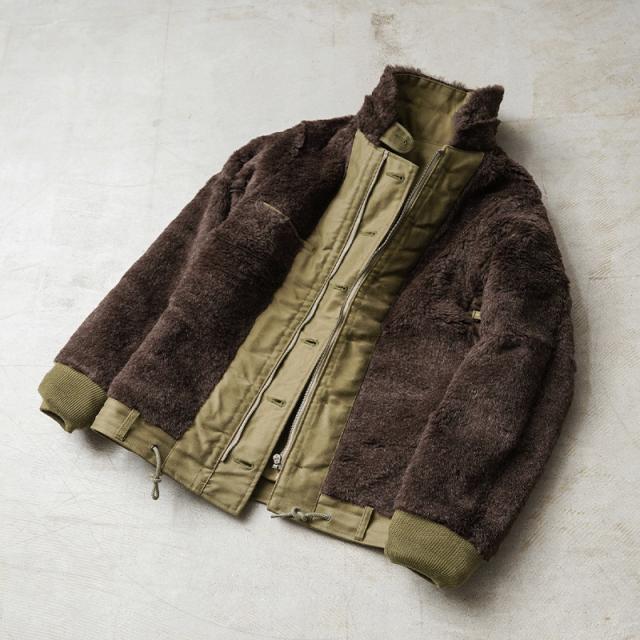 HOUSTON ヒューストン 51131 日本製 アルパカライニング N-1 デッキ