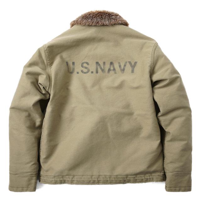 HOUSTON ヒューストン 5N-1XUD N-1デッキジャケット タイト・USED加工