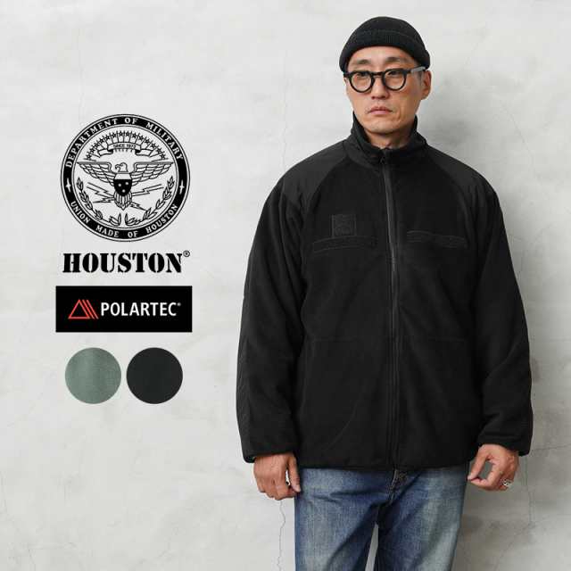 HOUSTON ヒューストン 22146 POLARTEC GEN3 FLEECE JACKET ポーラテック フリース ジャケット【T】｜メンズ アウター トップス 大きいサ