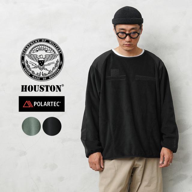 HOUSTON ヒューストン 22147 POLARTEC GEN3 FLEECE PULLOVER ポーラテック フリース プルオーバー【R】｜メンズ アウター トップス 大きいサイズ 保温 ミリタリー 無地 レイヤー ecwcs 米軍 シンプル ブランド おしゃれ
