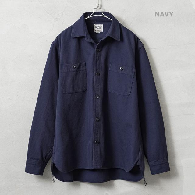 ヒューストンソリッドビエラシャツ [ヒューストン] Solid VIYELLA Shirt 40766 メンズ