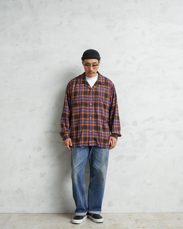 HOUSTON ヒューストン 41284 OMBRE CHECK L/S SHIRT オンブレー チェック シャツ【R】_1