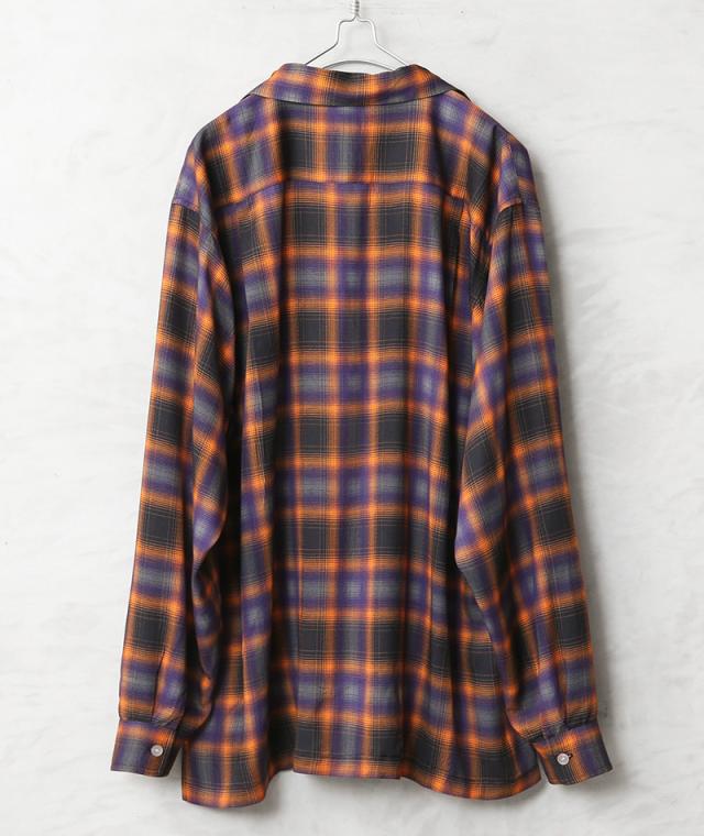 HOUSTON ヒューストン 41284 OMBRE CHECK L/S SHIRT オンブレー チェック シャツ【R】_9