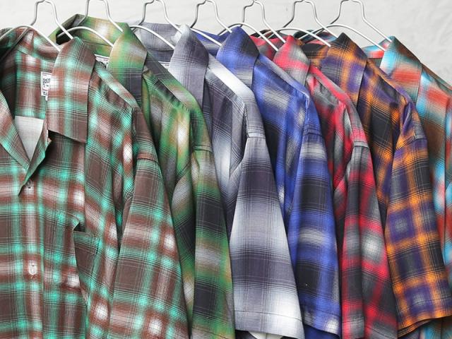 HOUSTON ヒューストン 41285 OMBRE CHECK S/S SHIRT オンブレー チェック シャツ【R】_11