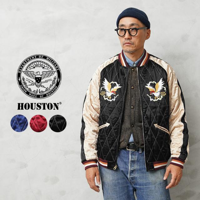 HOUSTON ヒューストン 51392 キルティング レーヨン スーベニアジャケット MAP【T】【Cx】