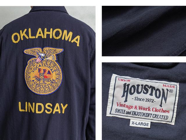 HOUSTON ヒューストン 51478 コットン リネン ジャケット FFA【R