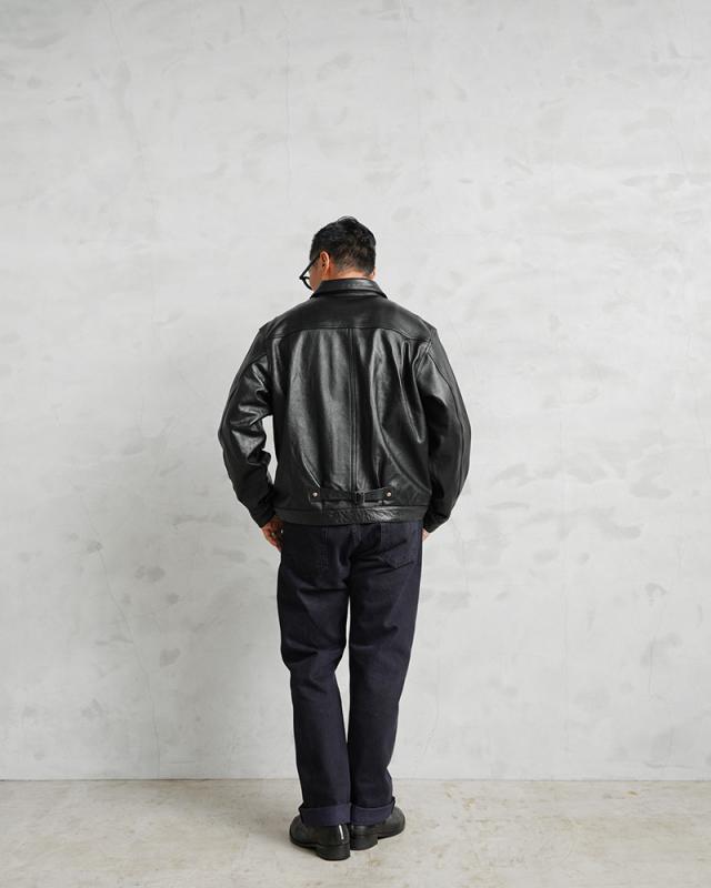 HOUSTON ヒューストン 8215 カウレザートラックジャケット 1stタイプ【R】 