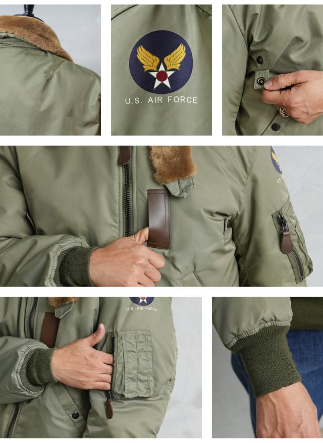 HOUSTON ヒューストン 米軍 B-15B/C/D型 フライトジャケット（5001