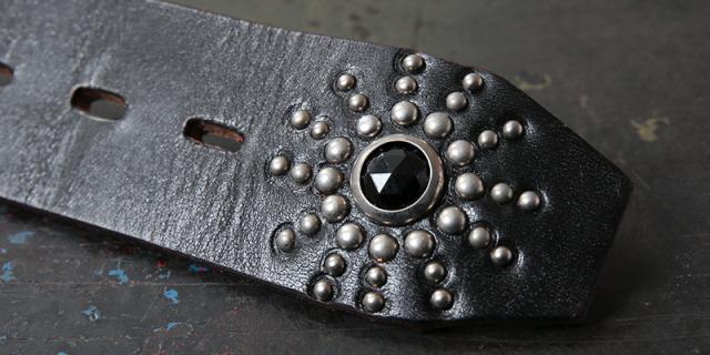 HTC エイチティーシー END ONLY 1.75”カウレザー スタッズベルト MADE IN USA【Cx】【T】 ｜メンズファッション アメカジ レザーベルト 革小物 牛革 ヴィンテージ加工 経年変化 アクセサリー アメリカ製 ブランド おしゃれ_8