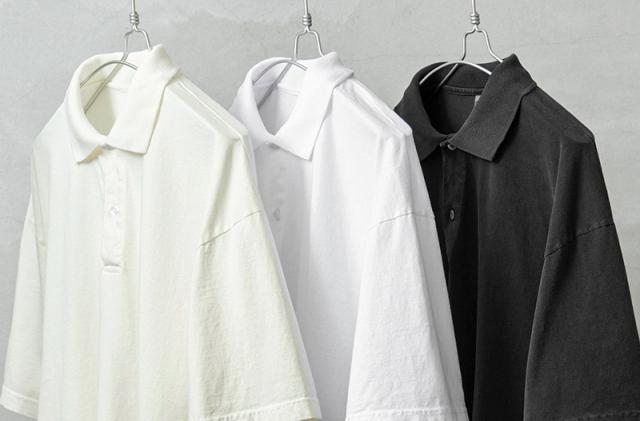 LOS ANGELES APPAREL ロサンゼルスアパレル 18412GD 6.5oz ガーメントダイ ショートスリーブ ポロシャツ MADE IN USA【T】｜メンズ トップス 無地 大きいサイズ 半袖 ビッグサイズ アメリカ製 ブランド おしゃれ