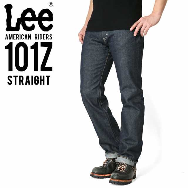 Lee リー AMERICAN RIDERS 101Z ストレート デニムパンツ ダーク