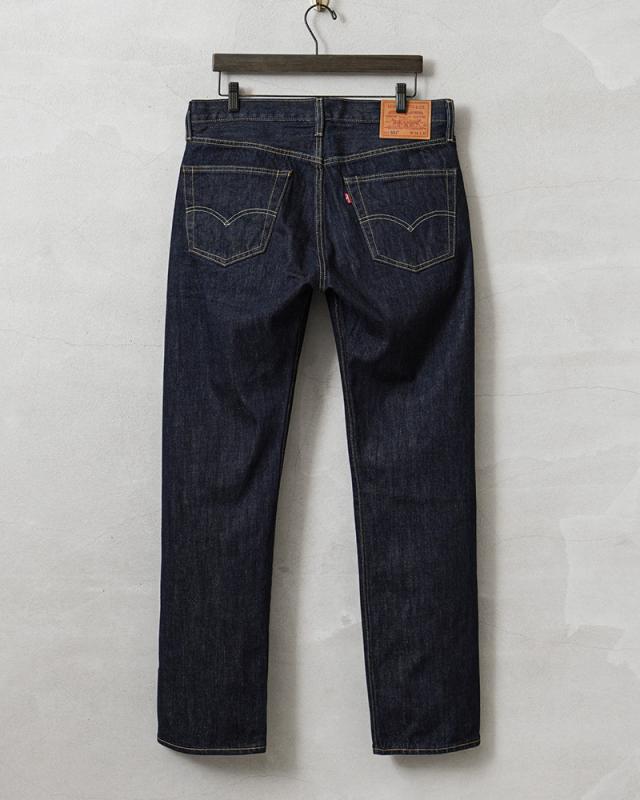 Levi’s リーバイス 00501-1484 PREMIUM 501 レギュラーストレート デニムパンツ CRISPY RINSE【Cx】【T】｜ジーンズ メンズファッション アメカジ ストレートパンツ レギュラーフィット ワンウォッシュ インディゴ_4
