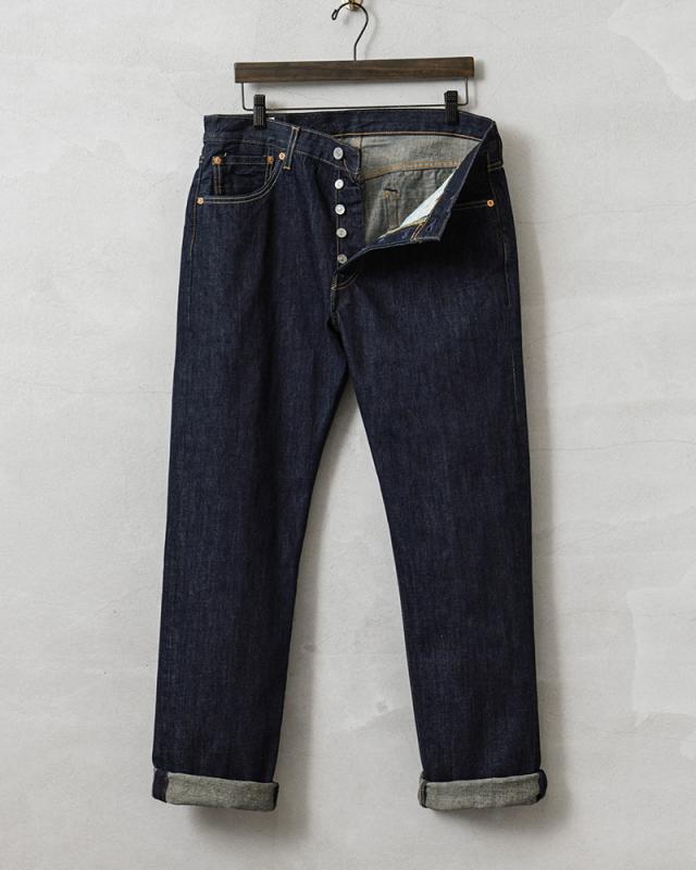 Levi’s リーバイス 00501-1484 PREMIUM 501 レギュラーストレート デニムパンツ CRISPY RINSE【Cx】【T】｜ジーンズ メンズファッション アメカジ ストレートパンツ レギュラーフィット ワンウォッシュ インディゴ_5