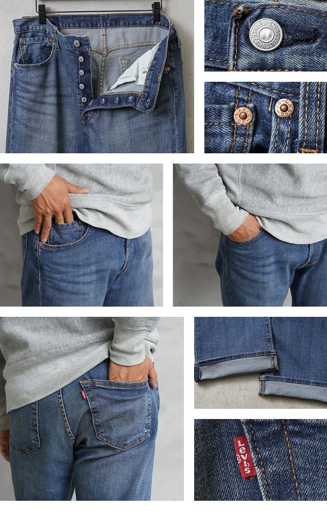 Levi’s リーバイス 00501 501 オリジナルフィット ジーンズ / デニムパンツ【Cx】【T】｜メンズファッション アメカジ ミリタリー ストレート ストレッチ カジュアル 定番 ボタンフライ_10