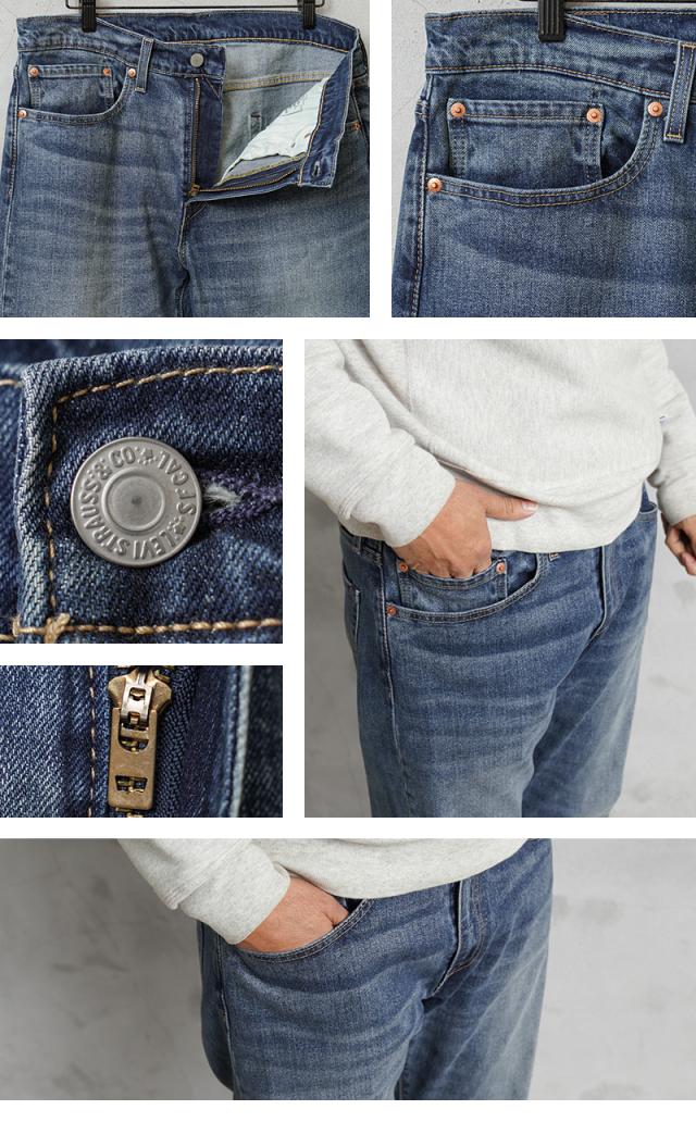 Levi’s リーバイス 29507-006x PREMIUM 502 テーパード デニムパンツ VINTAGE加工【Cx】【T】｜メンズファッション アメカジ ファッション ビンテージ加工 レギュラーフィット ジーンズ ストリート カジュアル_8